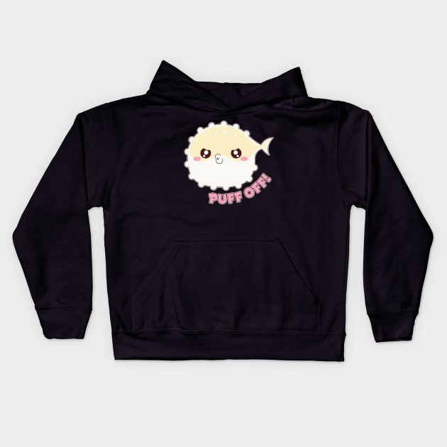 Puff Off Kids Hoodie by Tees4Elliott